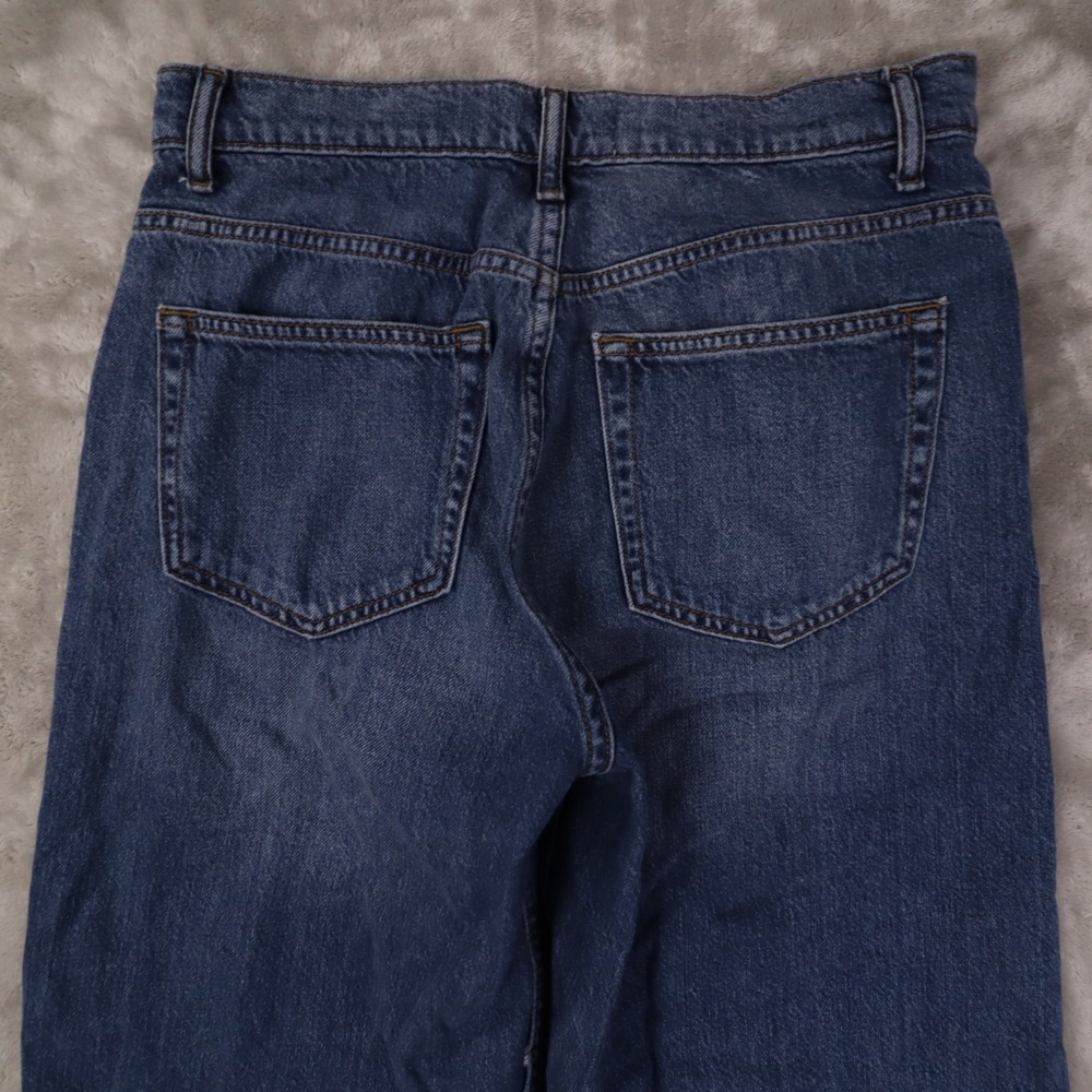 Reformation Palmer Lived-In Baggy Jeans Women's 28 Blue High Rise Medium Wash - Picture 4 of 11